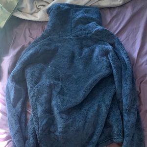 Fuzzy turtleneck